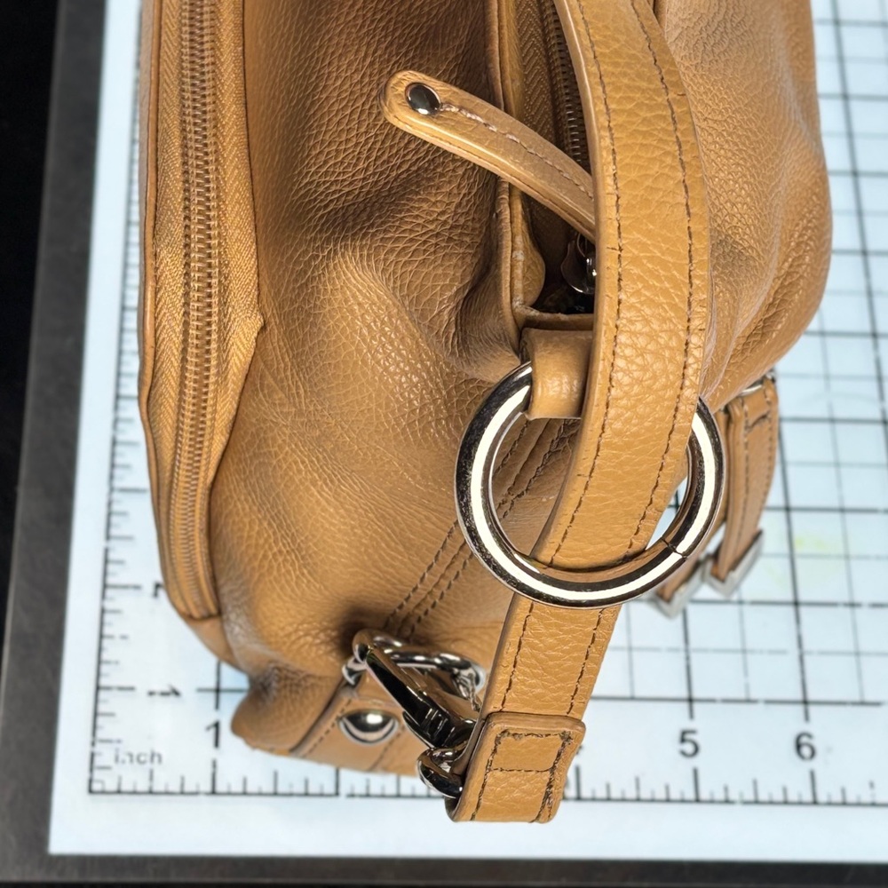 Tignanello tan Leather Crossbody Bag - Picture 4 of 13